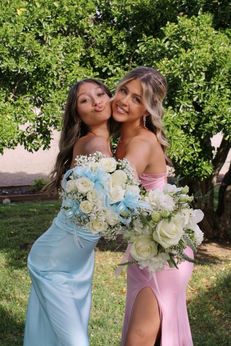Strapless Blue Satin Prom Dress Formal Wedding Guest Dress J6830