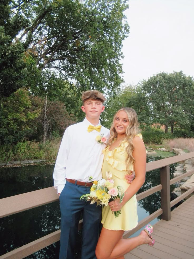 Yellow Satin Short Homecoming Dress Ruffle Short Prom Dress J6865