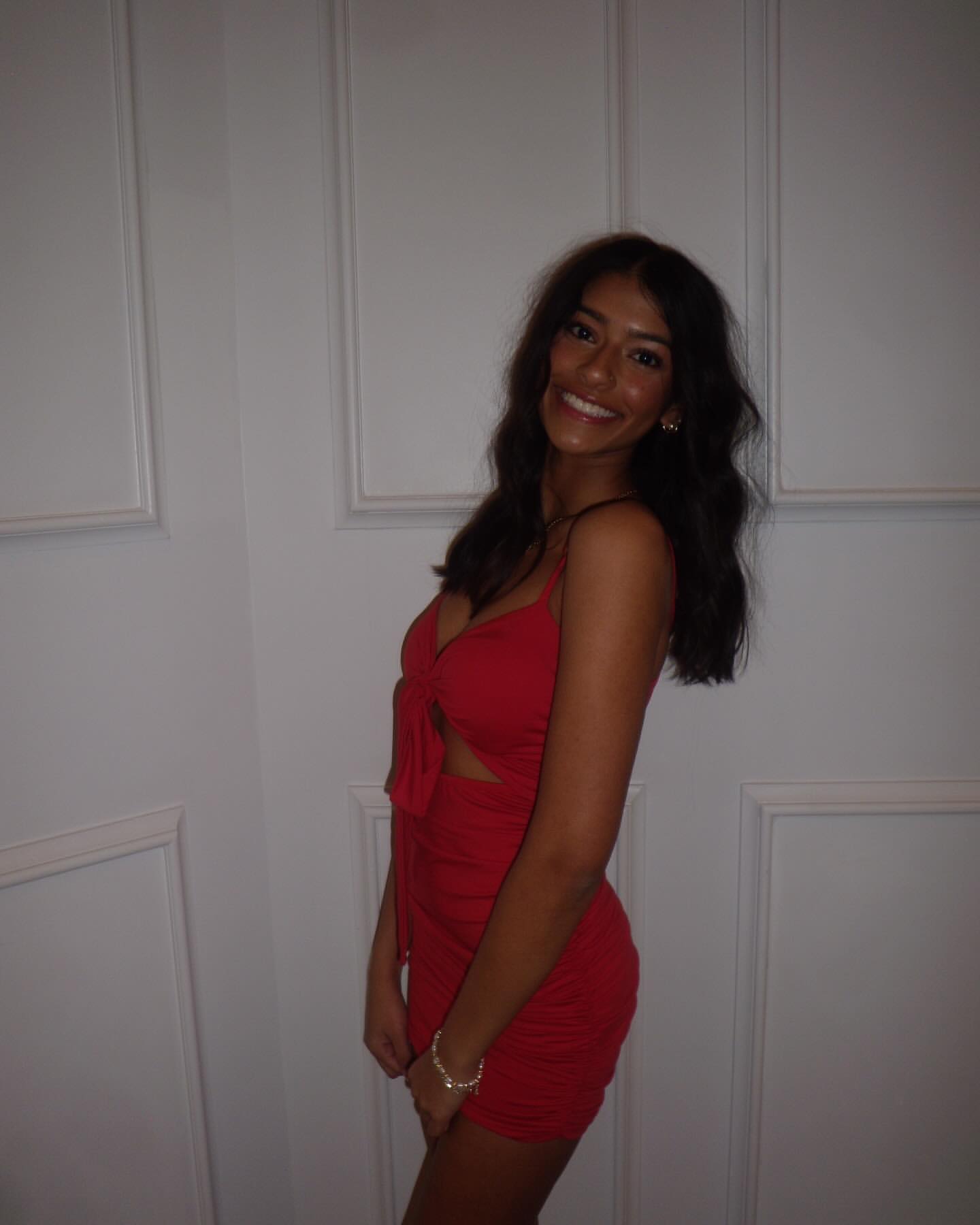 Spaghetti Straps Red Sheath Short Homecoming Dress Birthday Dress J6903