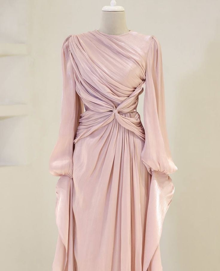Robe de soirée bordeaux à manches longues et coupe trapèze J8160