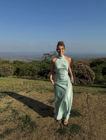 Robe de soirée fourreau noire sexy longue avec fente J8826