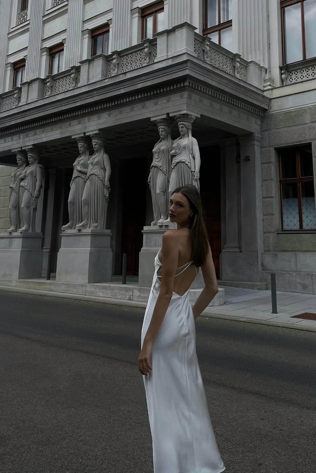 backless birthday dress for women V Neck White Long Prom Dress J7825 Ida Tied Back Mini Color:Sage Green bridal mini dress