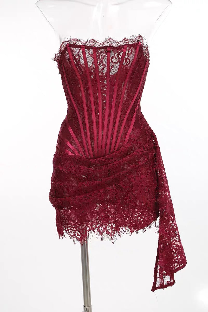 Sheath Lace Birthday Dress Mini Homecoming Dress J8148 – JulyProm