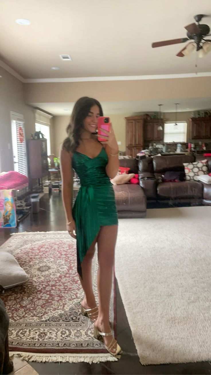 Green Sheath Short Homecoming Dresses J7362 – JulyProm