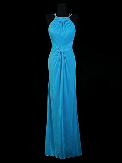 Trägerloses silbernes Vintage-Abendkleid, A-Linie, Geburtstagskleid J9370