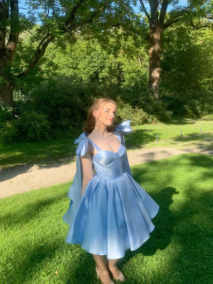 Trägerloses silbernes Vintage-Abendkleid, A-Linie, Geburtstagskleid J9370