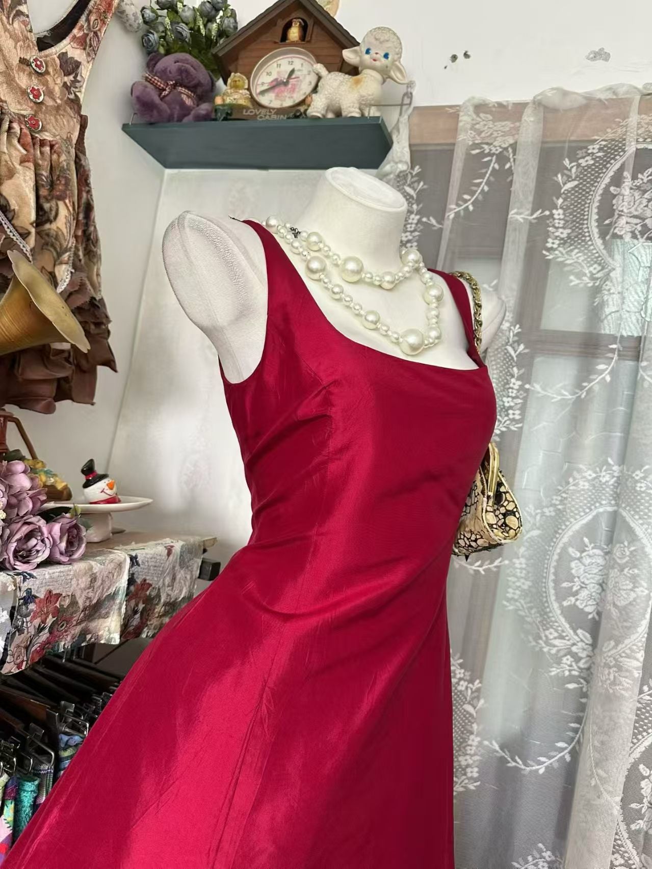 Trägerloses silbernes Vintage-Abendkleid, A-Linie, Geburtstagskleid J9370