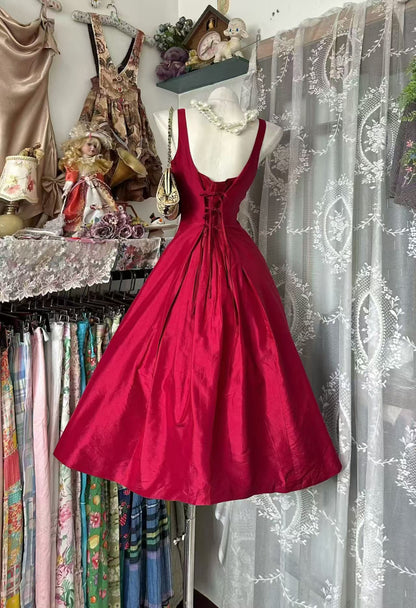 Trägerloses silbernes Vintage-Abendkleid, A-Linie, Geburtstagskleid J9370
