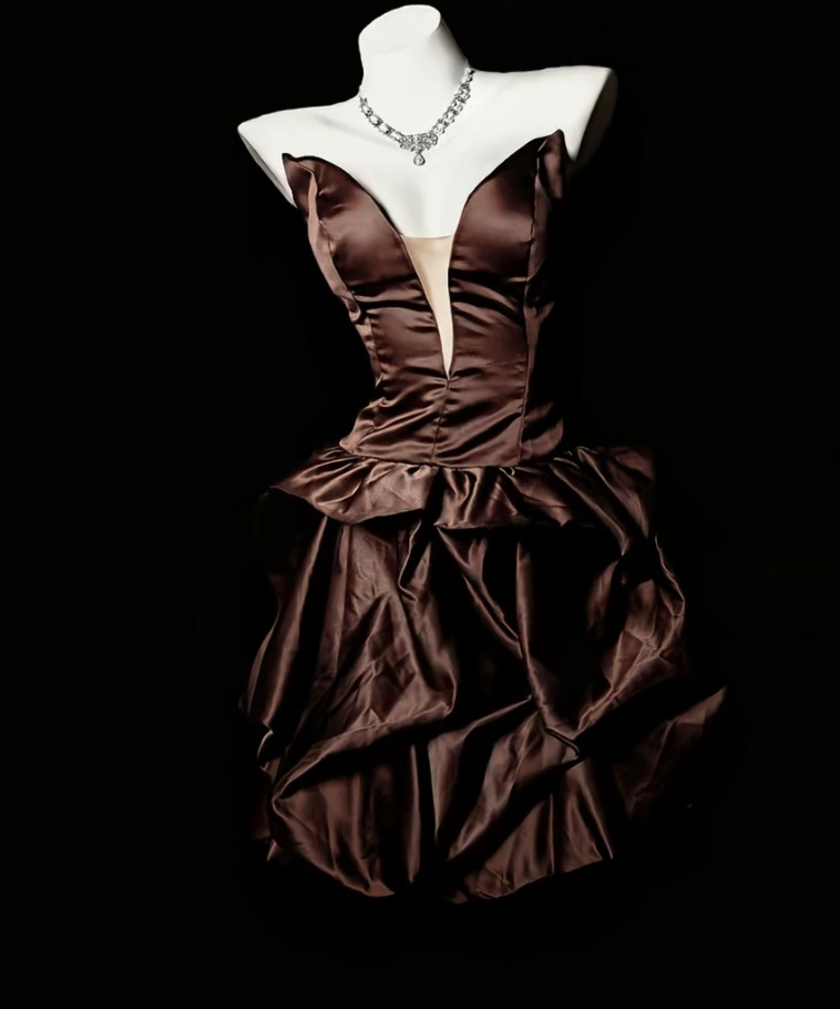 Robe de bal bustier violette en satin avec appliques, robe de soirée formelle J9413