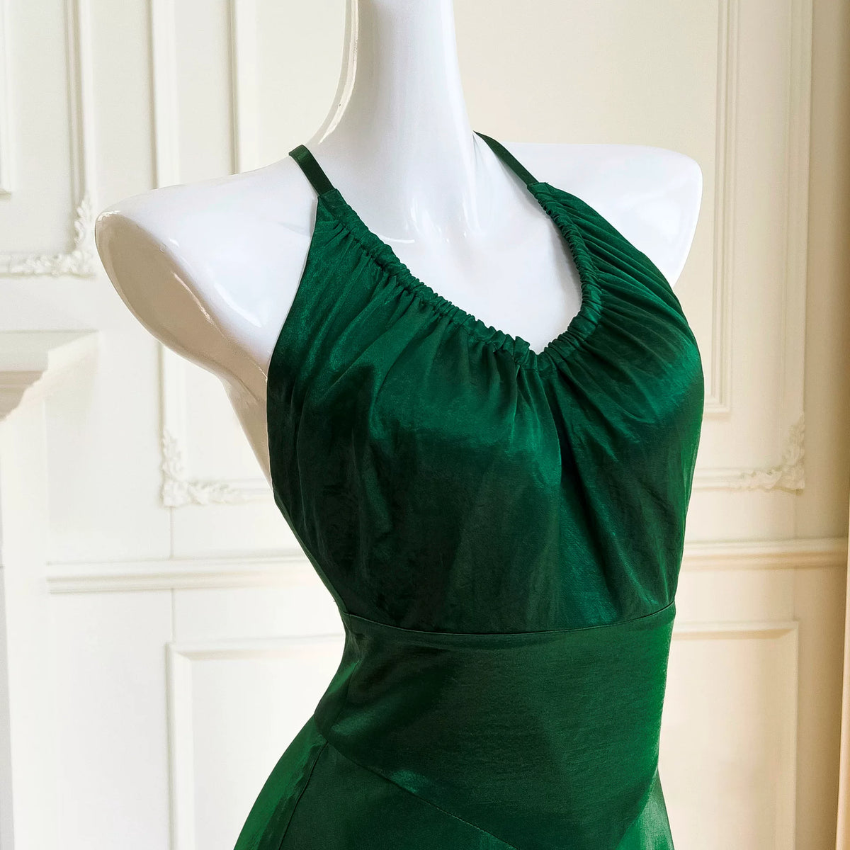Robe de bal bustier violette en satin avec appliques, robe de soirée formelle J9413