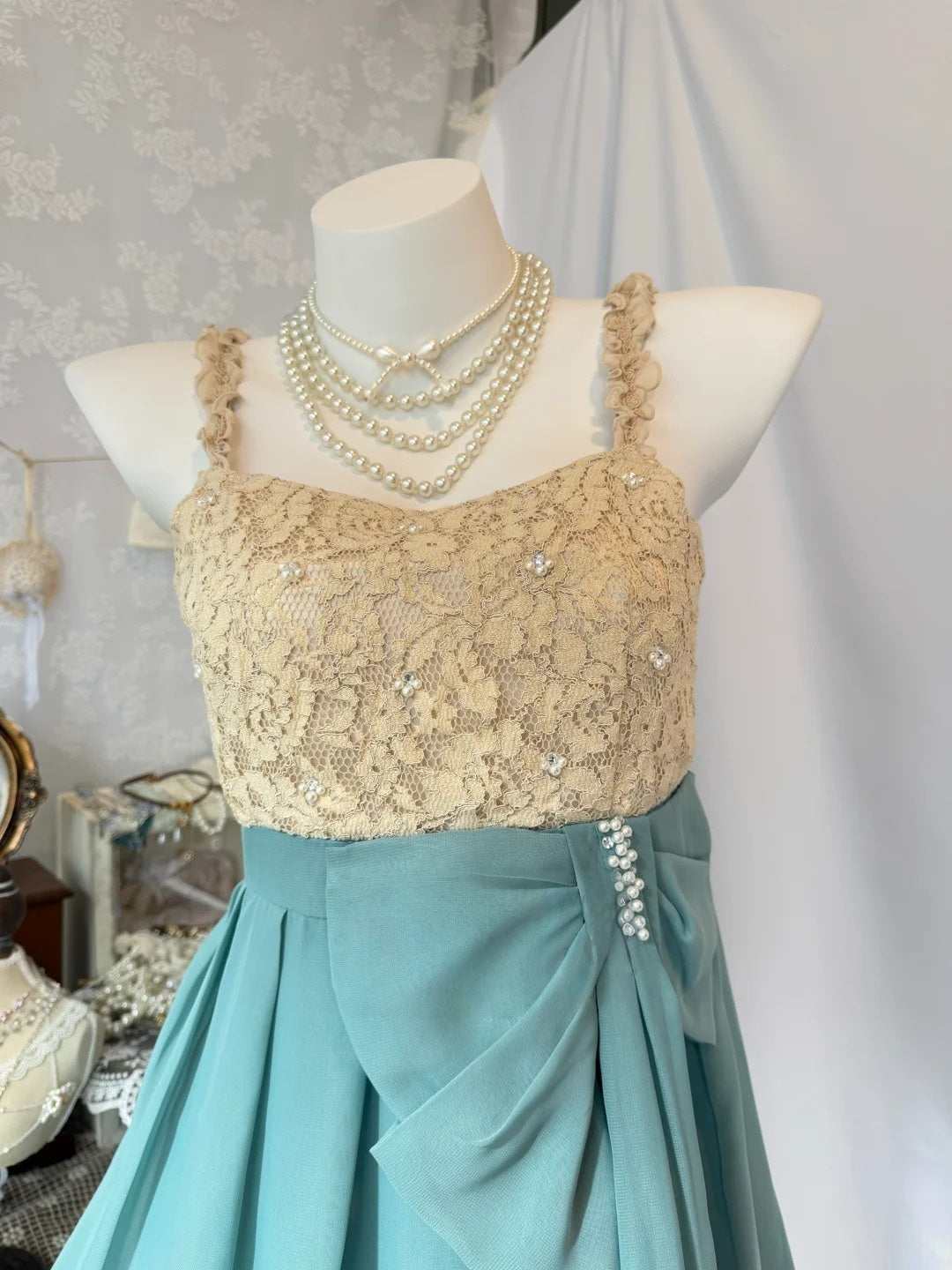 Trägerloses silbernes Vintage-Abendkleid, A-Linie, Geburtstagskleid J9370