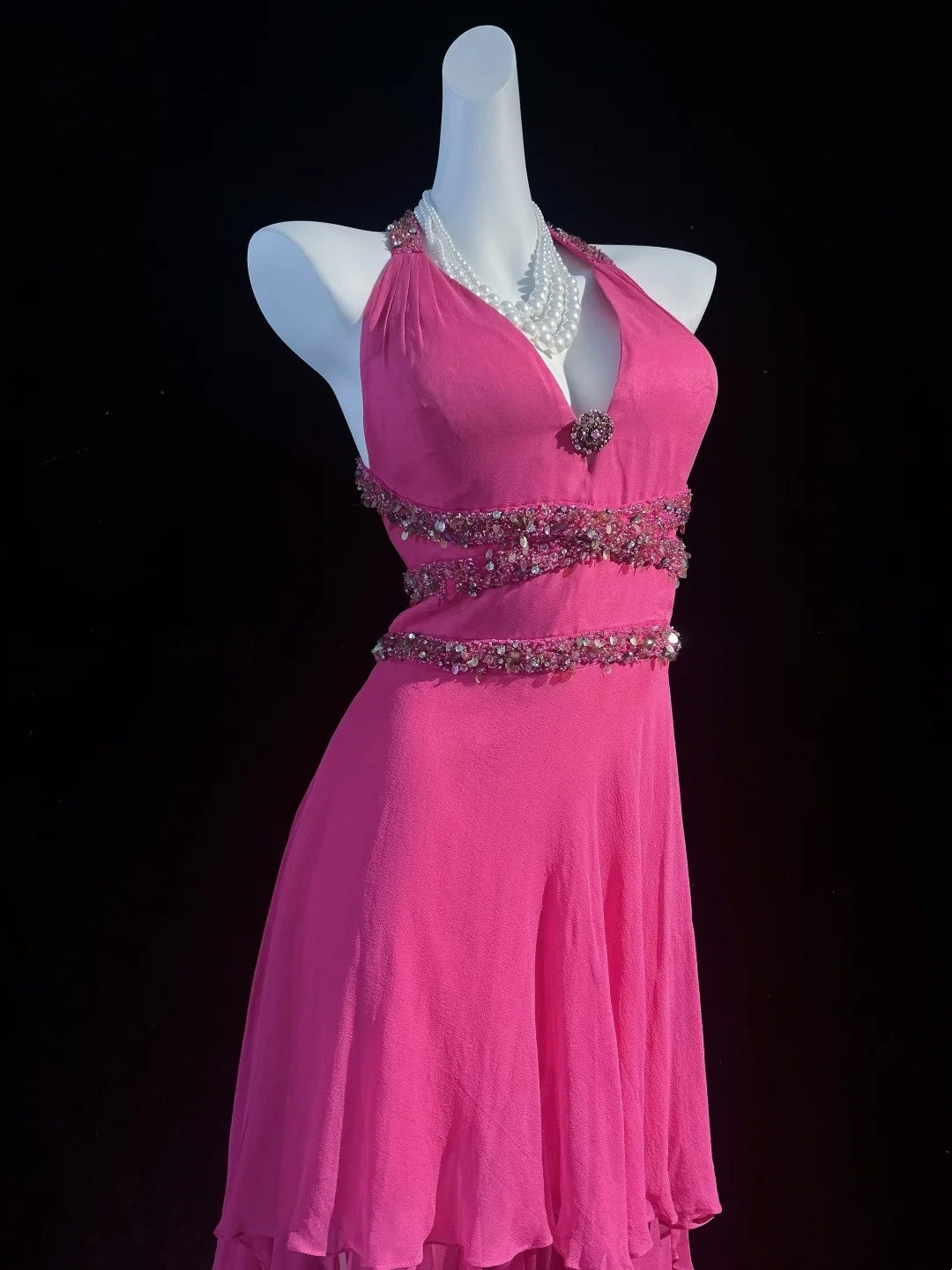 Robe de bal bustier violette en satin avec appliques, robe de soirée formelle J9413