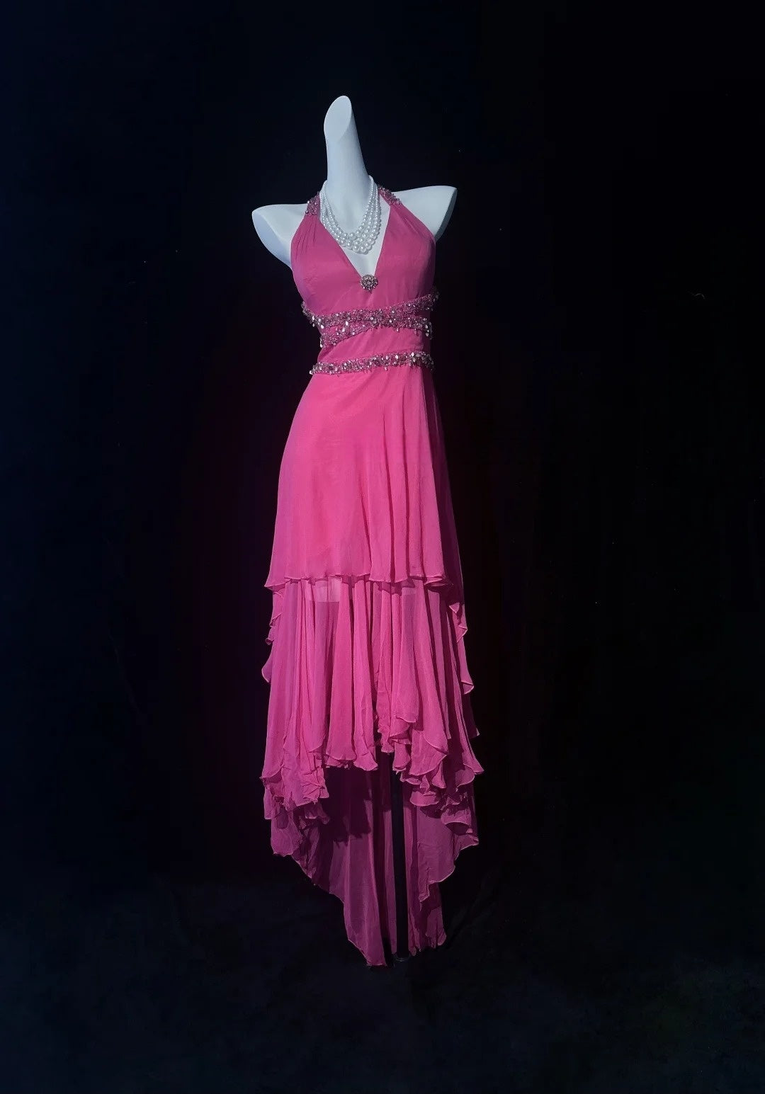Robe de bal bustier violette en satin avec appliques, robe de soirée formelle J9413