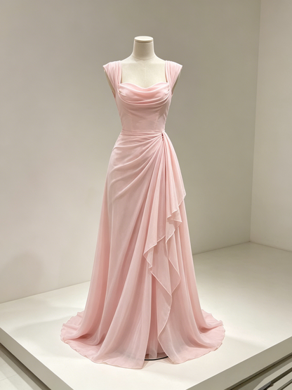 Trägerloses silbernes Vintage-Abendkleid, A-Linie, Geburtstagskleid J9370