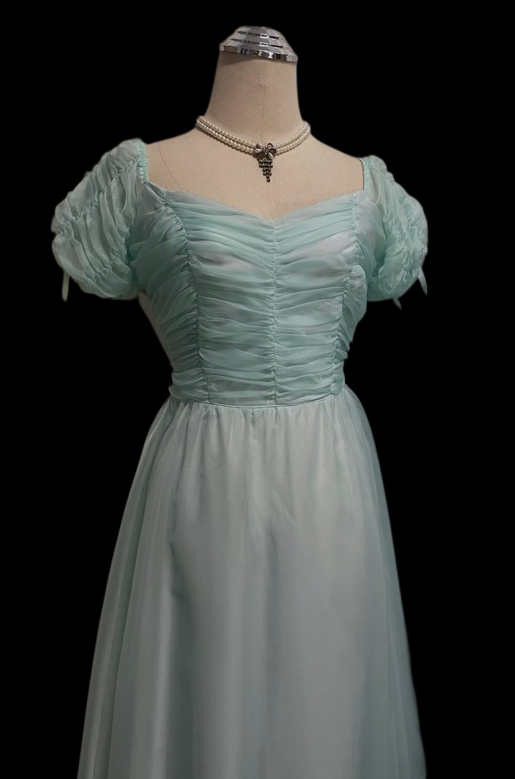 A Line Pink Green Formal Prom Dress Formal Birthday Dress  J10039