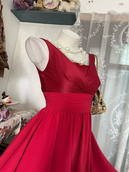 Trägerloses silbernes Vintage-Abendkleid, A-Linie, Geburtstagskleid J9370