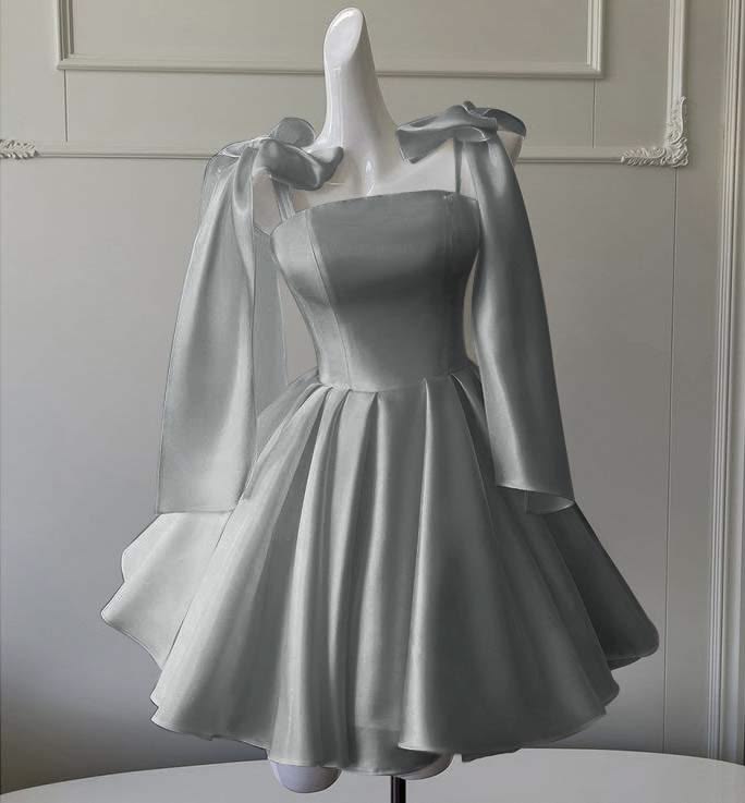 Robe de bal bustier violette en satin avec appliques, robe de soirée formelle J9413