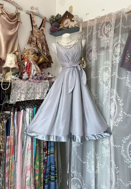 A Line Short Homecoming Dress Sleeveless Party Dress  J11113