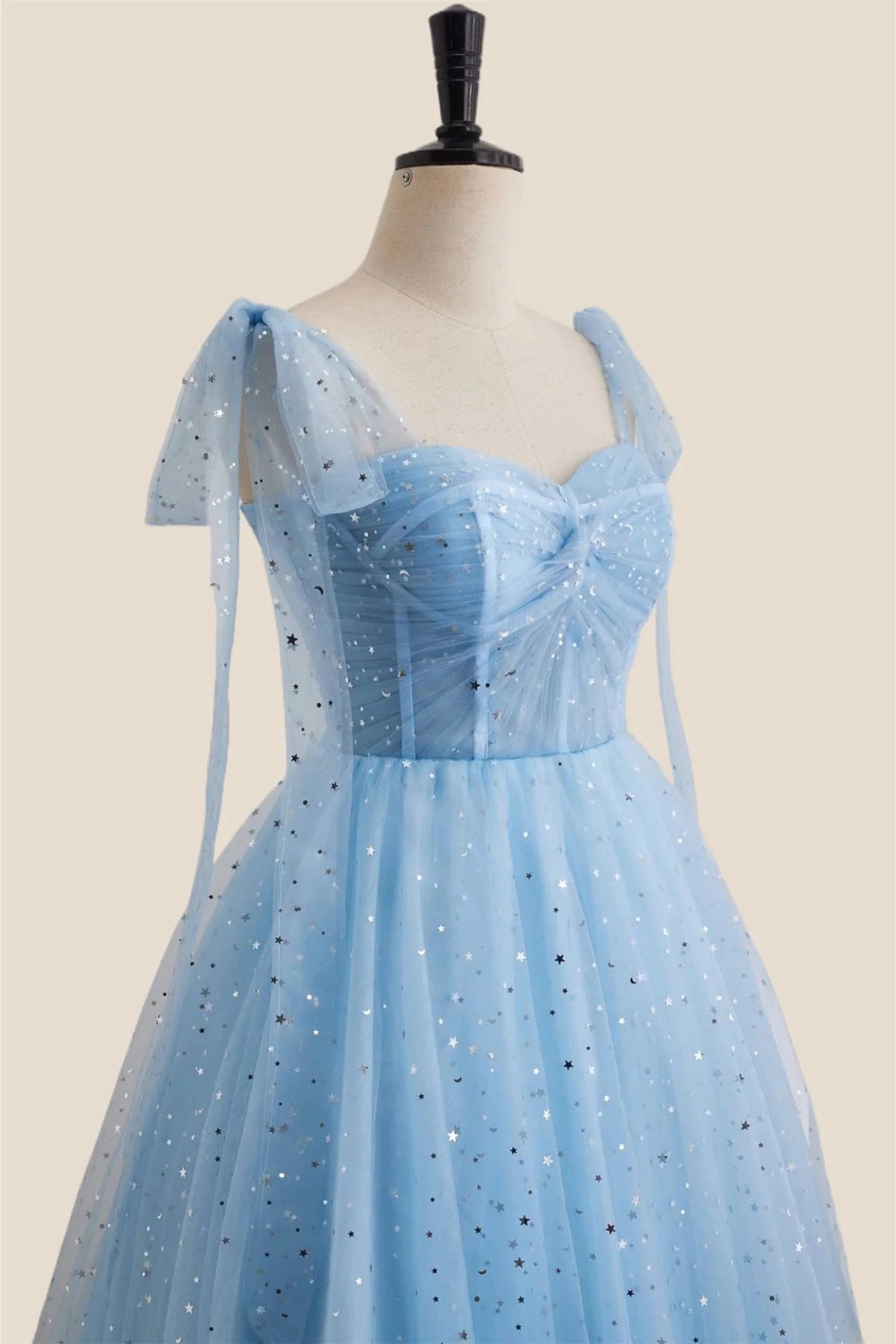 Trägerloses silbernes Vintage-Abendkleid, A-Linie, Geburtstagskleid J9370