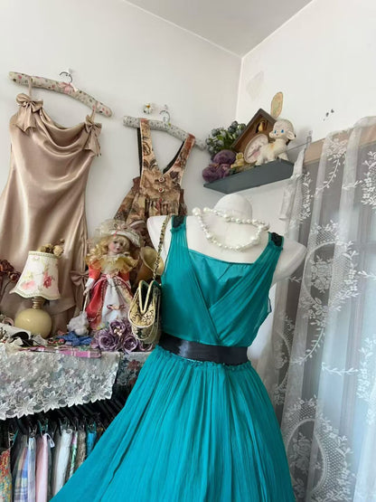 A Line Turquoise Homecoming Dress Short Party Dress  J10913