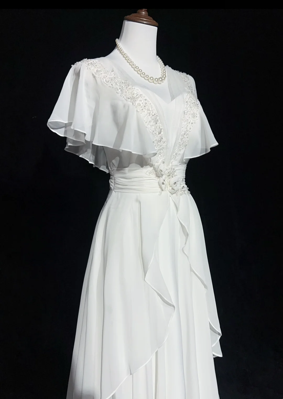 Robe de bal bustier violette en satin avec appliques, robe de soirée formelle J9413