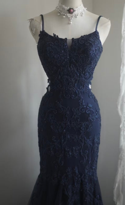 Robe de soirée fourreau noire sexy longue avec fente J8826