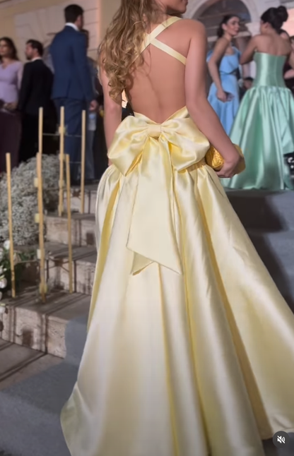 Robe de bal bustier violette en satin avec appliques, robe de soirée formelle J9413