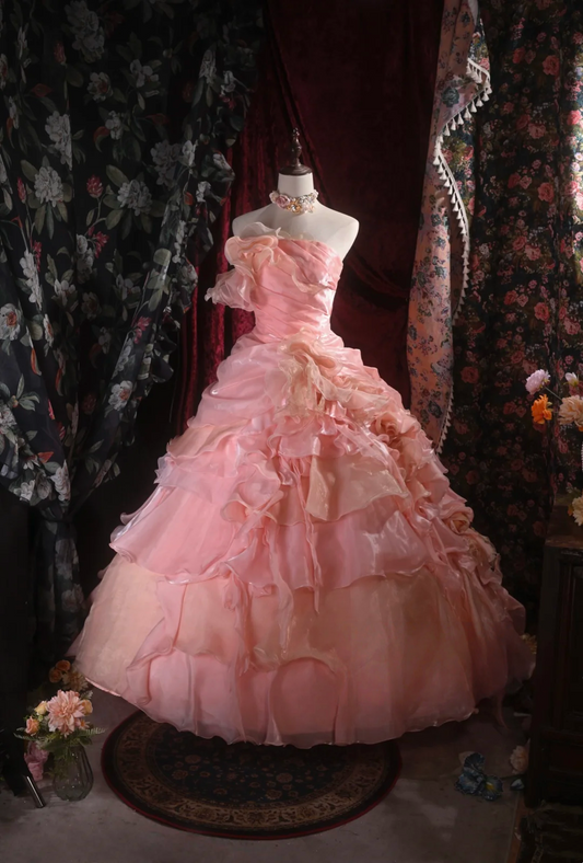 Ball Gown Sweet 16 Birthday Gown Layered Quinceanera Dresses  J10118