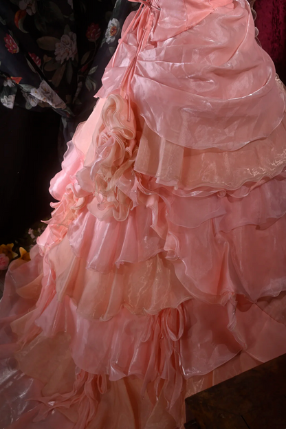 Trägerloses silbernes Vintage-Abendkleid, A-Linie, Geburtstagskleid J9370
