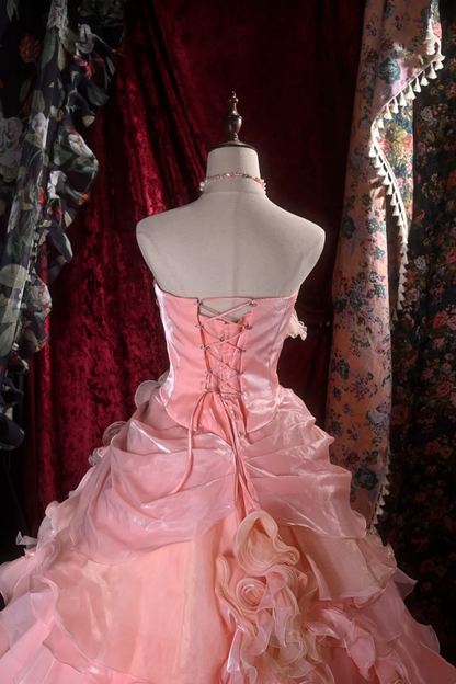 Trägerloses silbernes Vintage-Abendkleid, A-Linie, Geburtstagskleid J9370