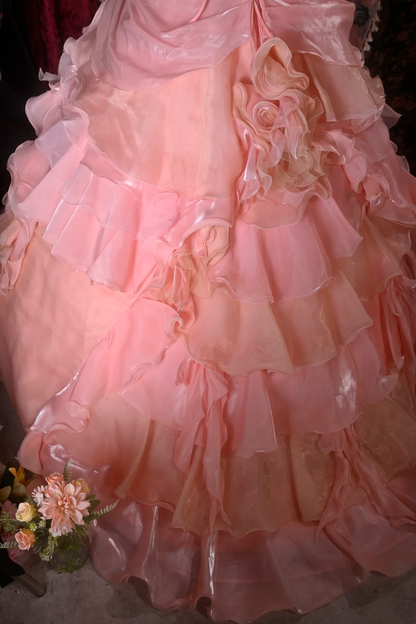Trägerloses silbernes Vintage-Abendkleid, A-Linie, Geburtstagskleid J9370