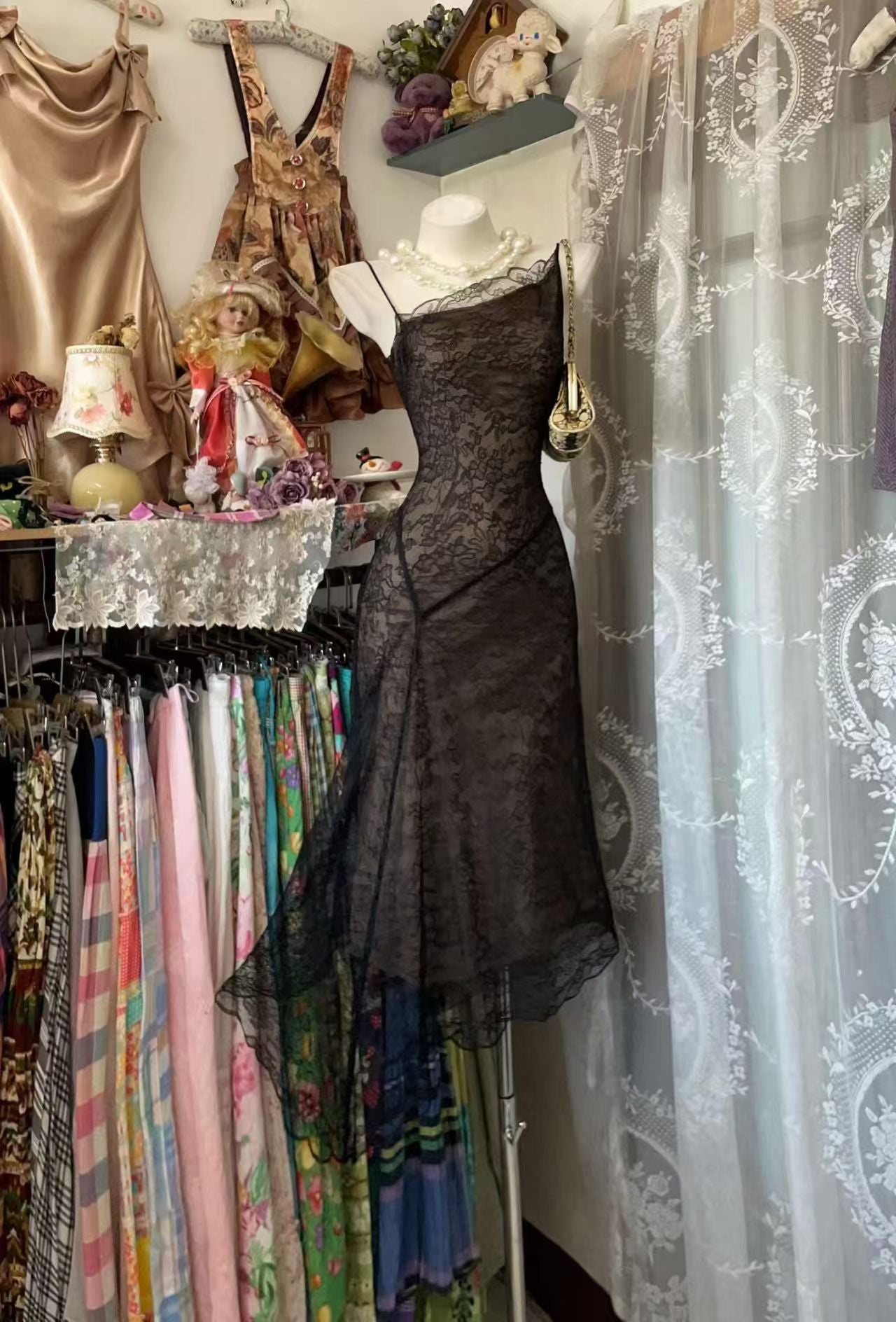 Trägerloses silbernes Vintage-Abendkleid, A-Linie, Geburtstagskleid J9370