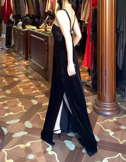 Trägerloses silbernes Vintage-Abendkleid, A-Linie, Geburtstagskleid J9370
