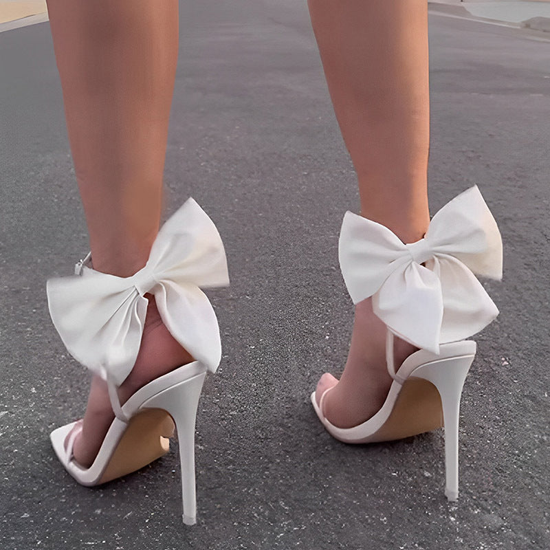 Bowknot Stiletto Fashion High Heels  H2