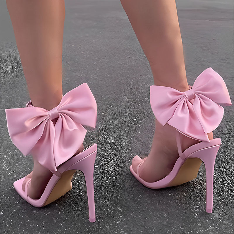 Bowknot Stiletto Fashion High Heels  H2