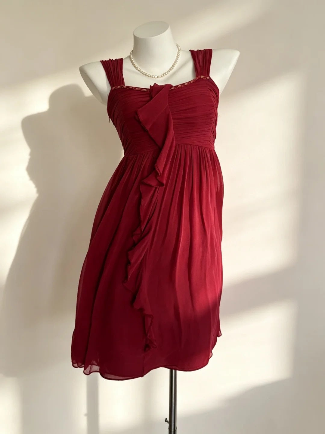 Trägerloses silbernes Vintage-Abendkleid, A-Linie, Geburtstagskleid J9370