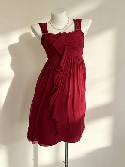 Trägerloses silbernes Vintage-Abendkleid, A-Linie, Geburtstagskleid J9370
