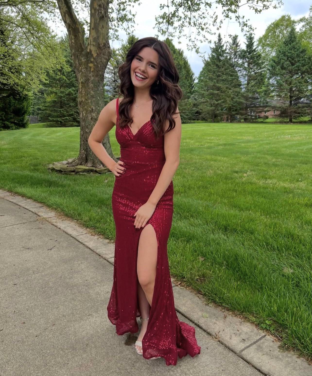 Robe de bal bustier violette en satin avec appliques, robe de soirée formelle J9413