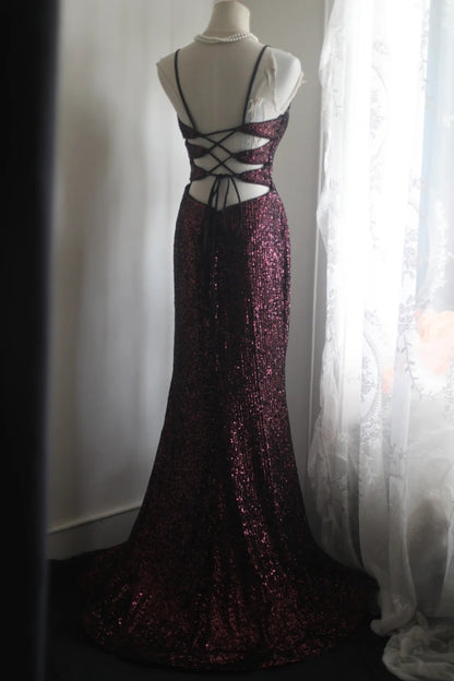 Robe de bal bustier violette en satin avec appliques, robe de soirée formelle J9413