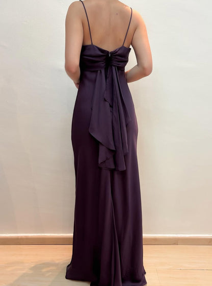 Spaghetti Straps Green Long Prom Dress Chiffon Evening Dress J8584