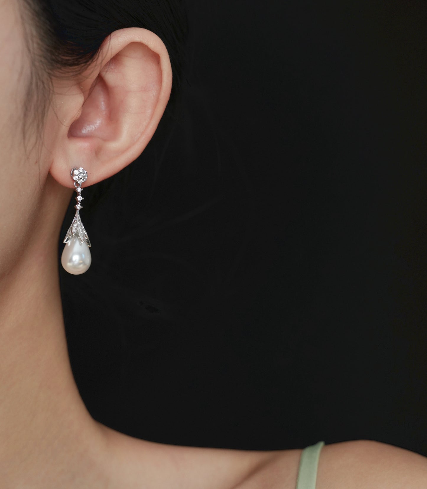Boucles d'oreilles pendantes en acier inoxydable avec pampilles en pierre naturelle colorée rétro G30