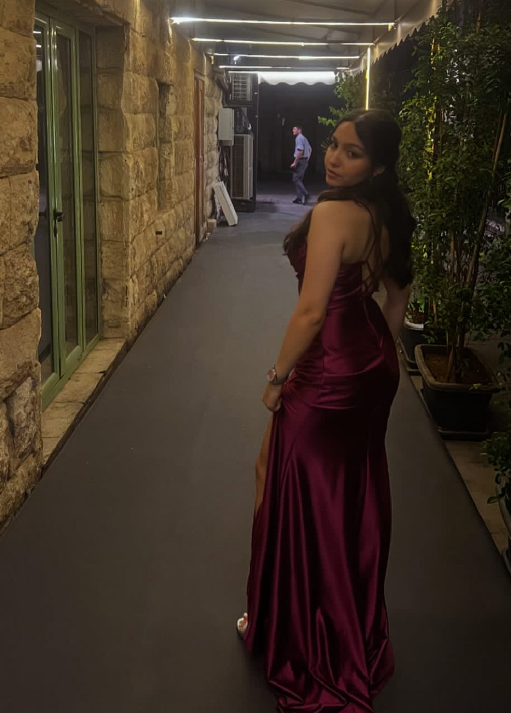 Robe de soirée sirène en satin J7186
