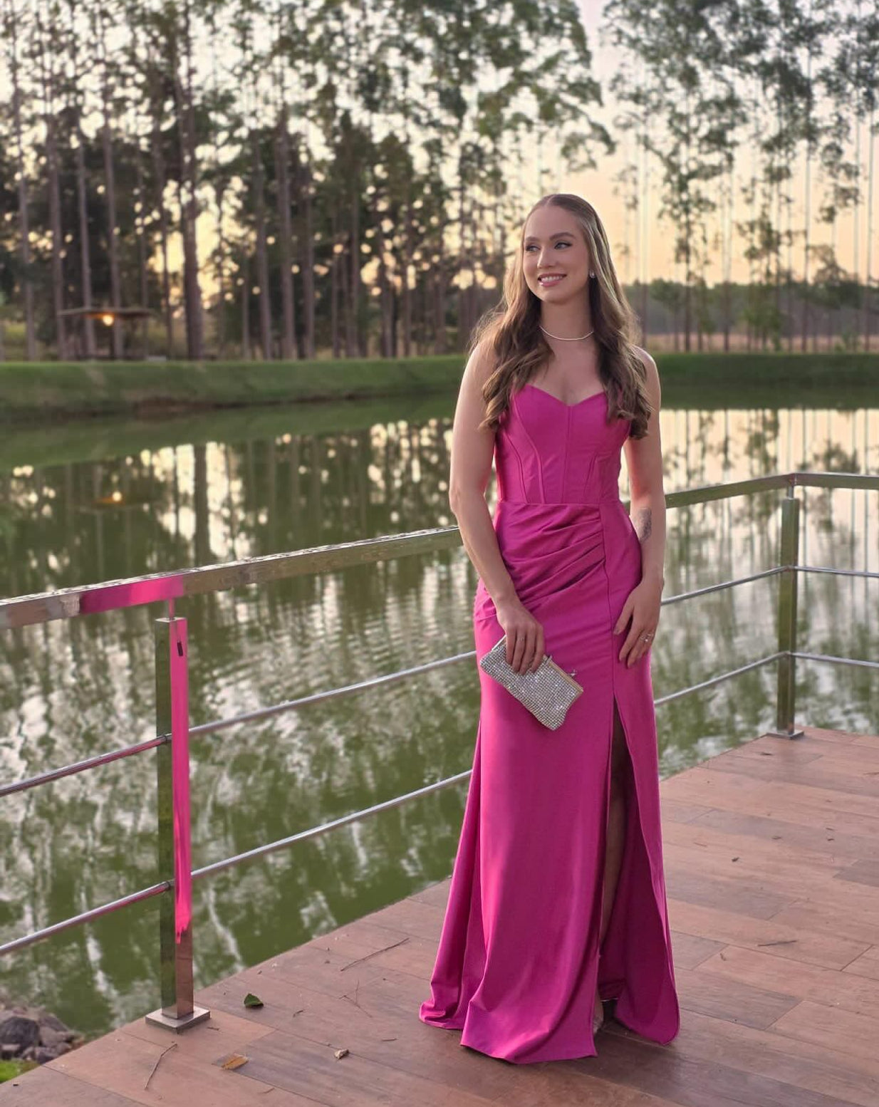 Sweetheart Mermaid Wedding Guest Dress Formal Prom Dress J7411