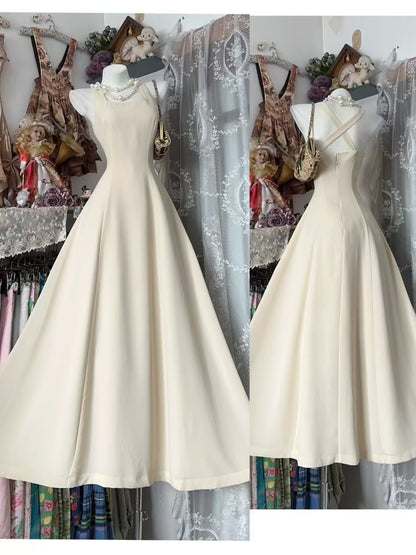 Robe de bal bustier violette en satin avec appliques, robe de soirée formelle J9413