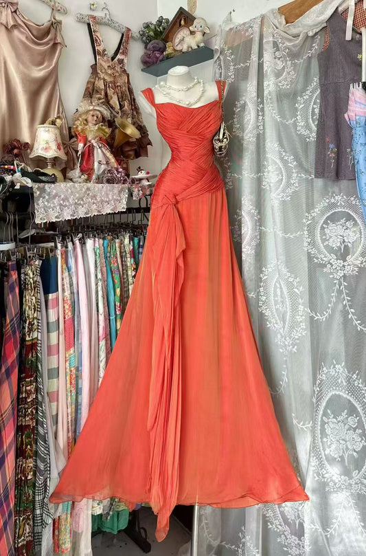Trägerloses silbernes Vintage-Abendkleid, A-Linie, Geburtstagskleid J9370