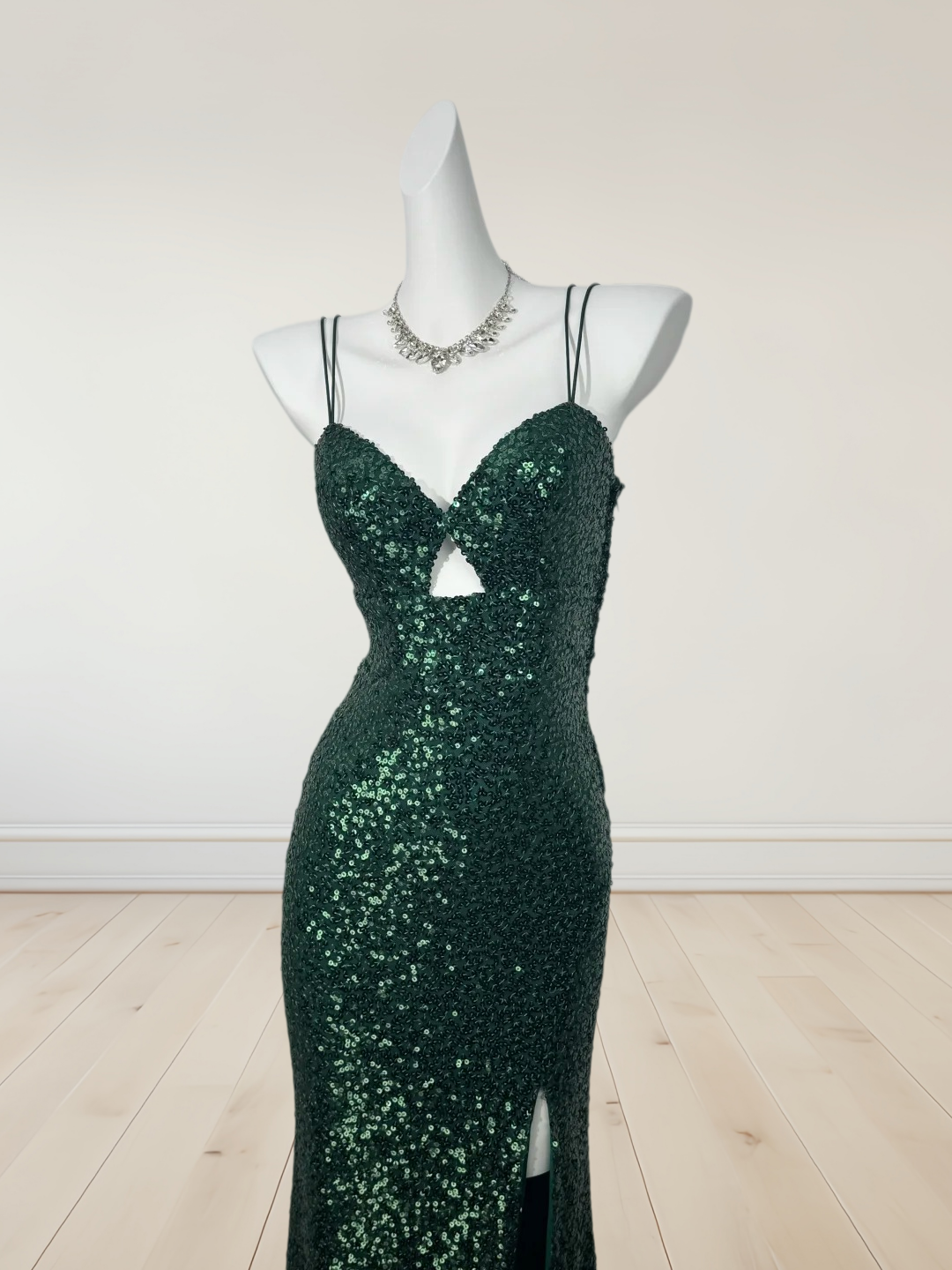 Trägerloses silbernes Vintage-Abendkleid, A-Linie, Geburtstagskleid J9370