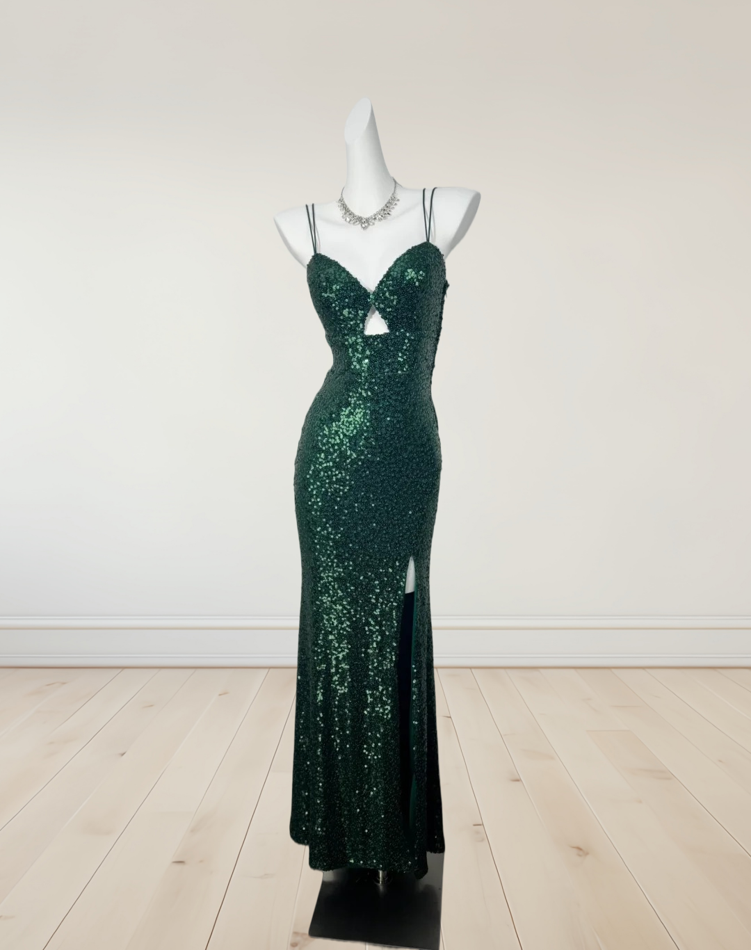 Trägerloses silbernes Vintage-Abendkleid, A-Linie, Geburtstagskleid J9370