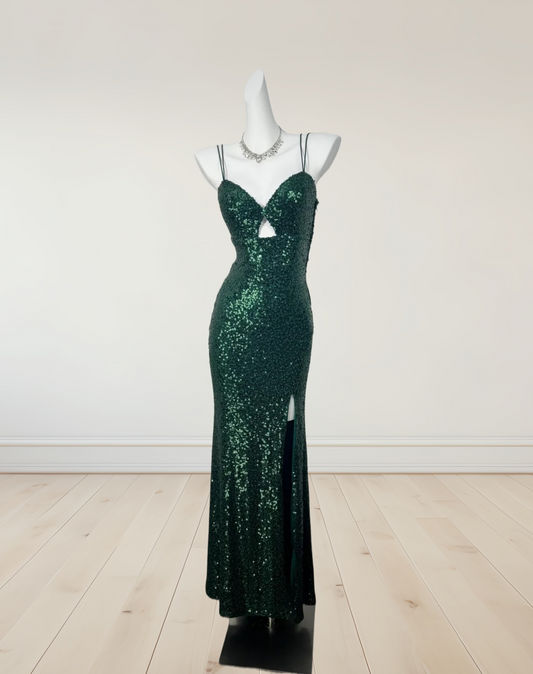 Trägerloses silbernes Vintage-Abendkleid, A-Linie, Geburtstagskleid J9370