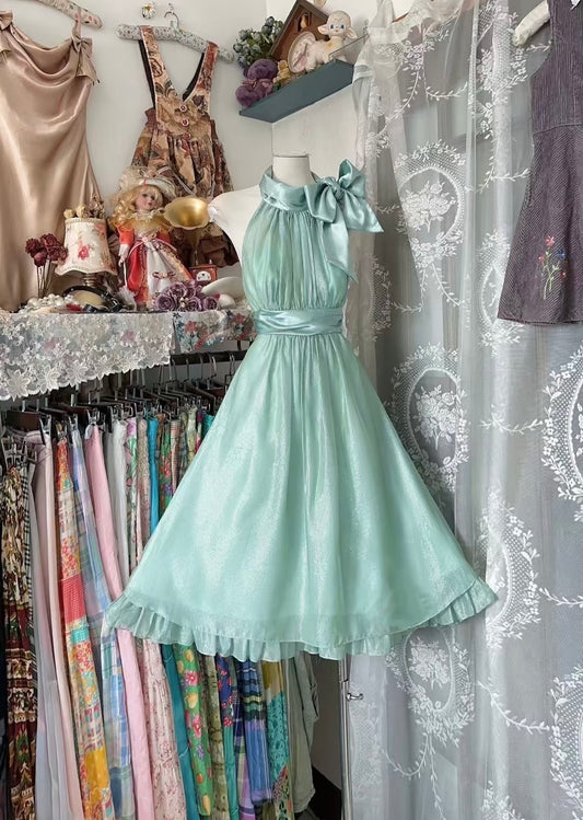 Robe de soirée courte coupe trapèze, robe d'anniversaire J8000