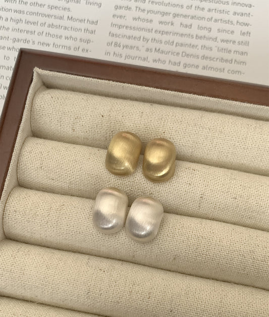 Boucles d'oreilles pendantes en acier inoxydable avec pampilles en pierre naturelle colorée rétro G30